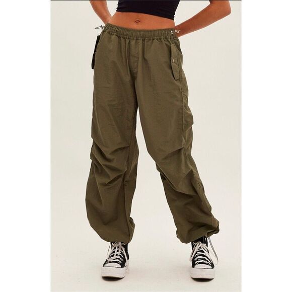 Khaki Colored Cargo Pants - Picture 1 of 5